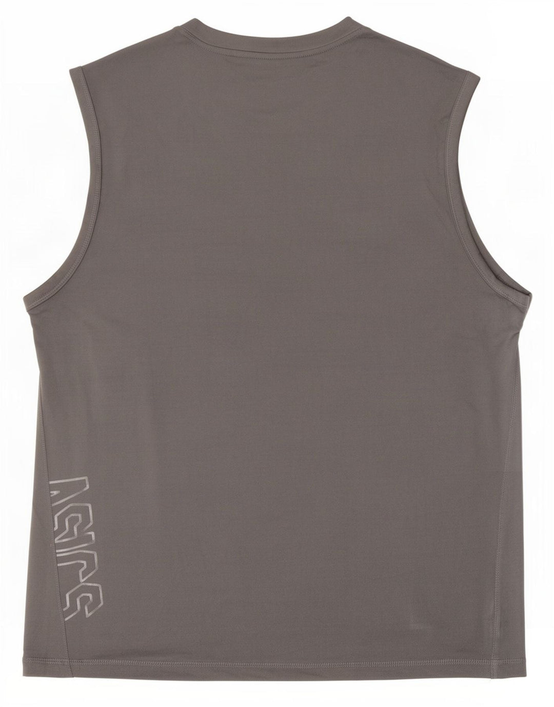 Asics Herre Grafisk Vest Top Stor Grå Polyester