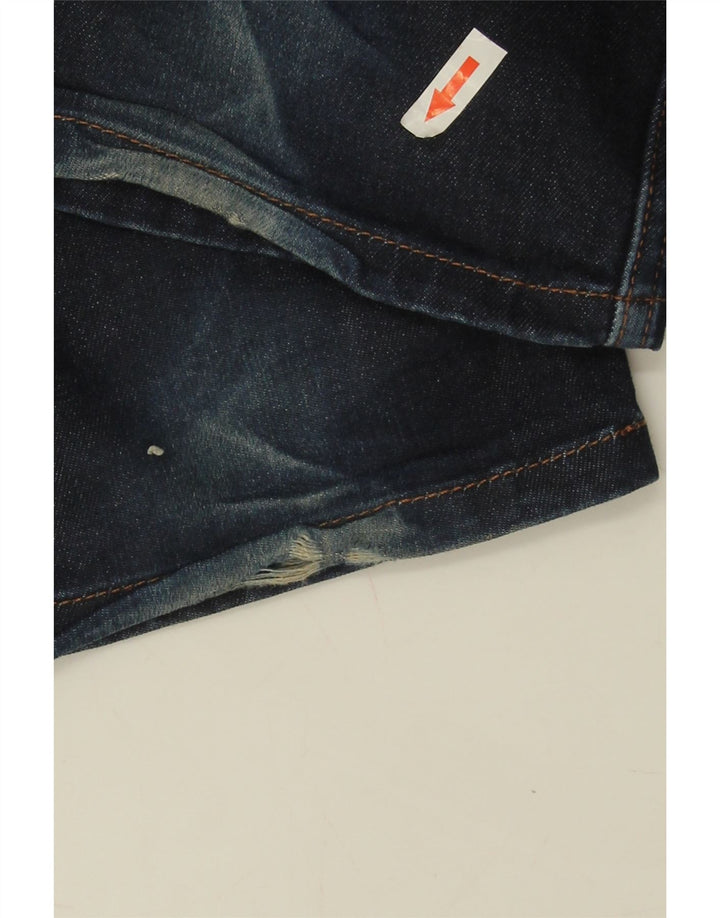 Wrangler Herre Texas Slim Jeans W32 L32 Blå Bomuld