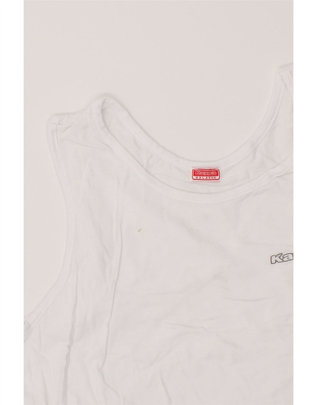 KAPPA Womens Vest Top UK 20 2XL White Vintage Kappa and Second-Hand Kappa from Messina Hembry 