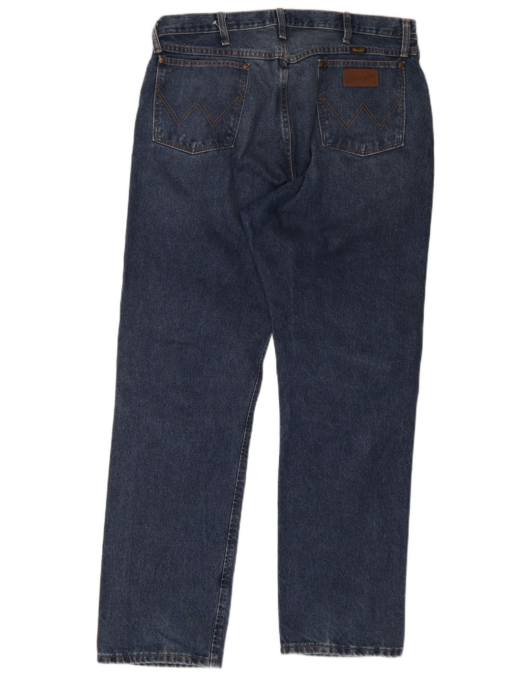 Wrangler Straight Jeans til mænd W38 L32 blå bomuld