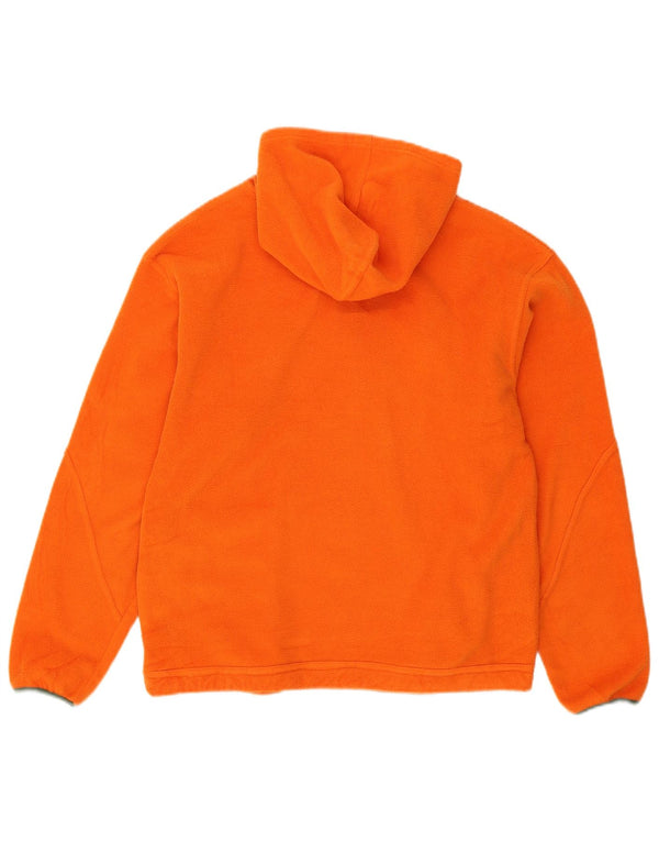 SALEWA Fleecetrøje med hætte til drenge 12-13 år XL Orange polyester