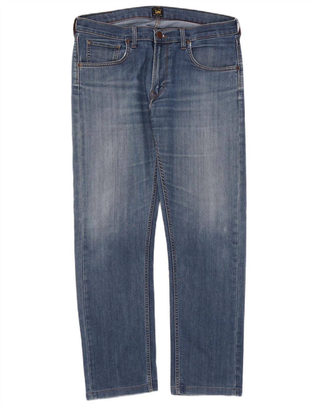 Lee Dame Daren Straight Jeans W34 L29 Blå Bomuld