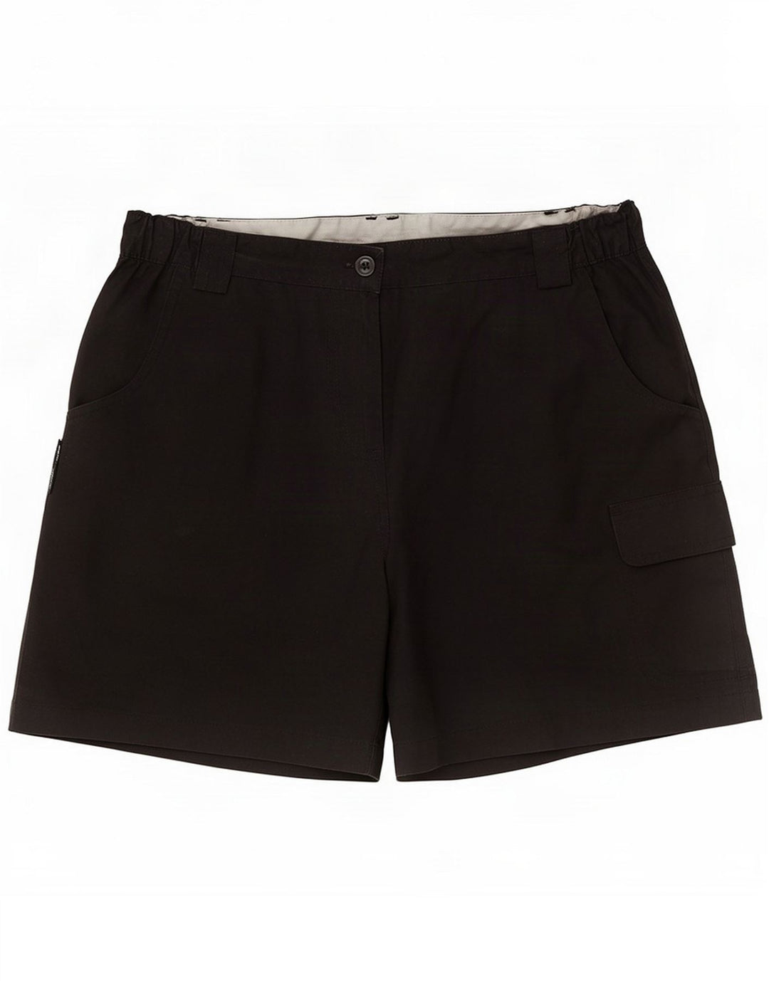 Mountain Warehouse Dame Cargo Shorts UK 10 Small W27 Black Polyester