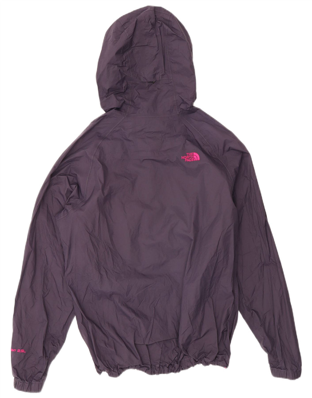 The North Face Regnjakke med hætte til kvinder UK 14 Medium Lilla Nylon