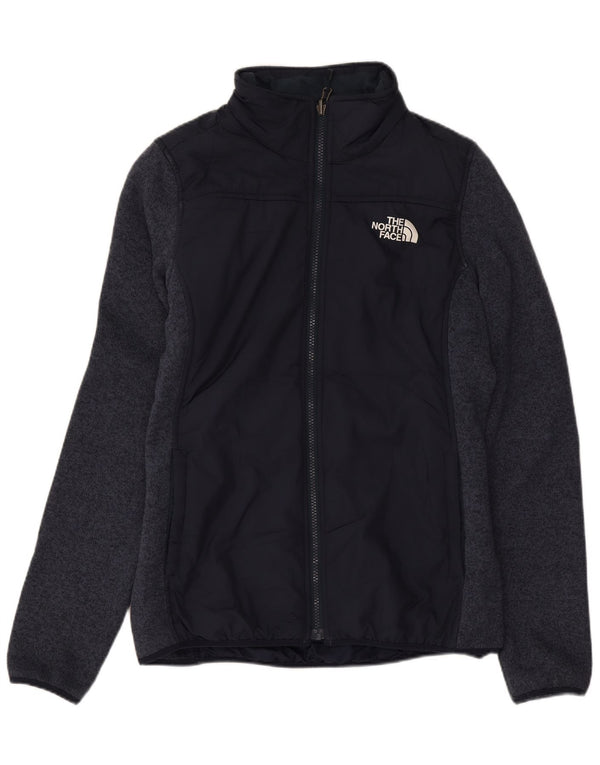 The North Face Dame Windbreaker Jacket UK 14 Medium Navy Blue Polyester