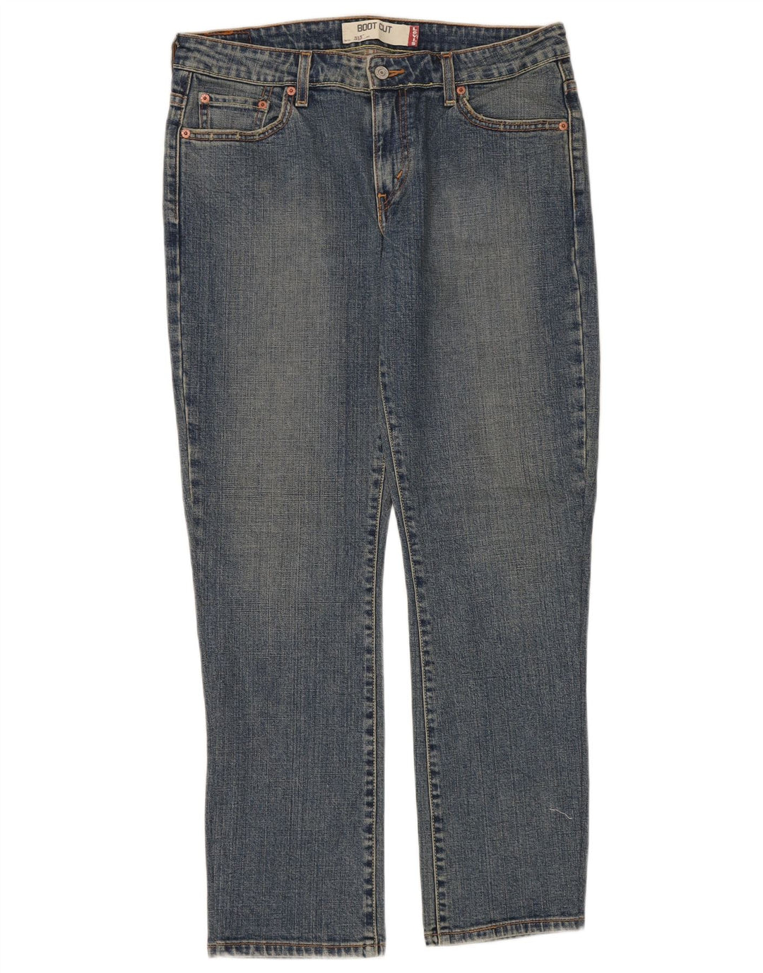 Levi's Dame 515 Bootcut Jeans US 12 Large W32 L30 Blå Bomuld