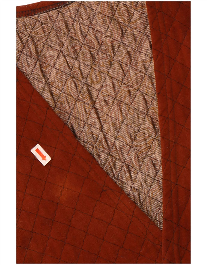 Vintage herrevest lille brun