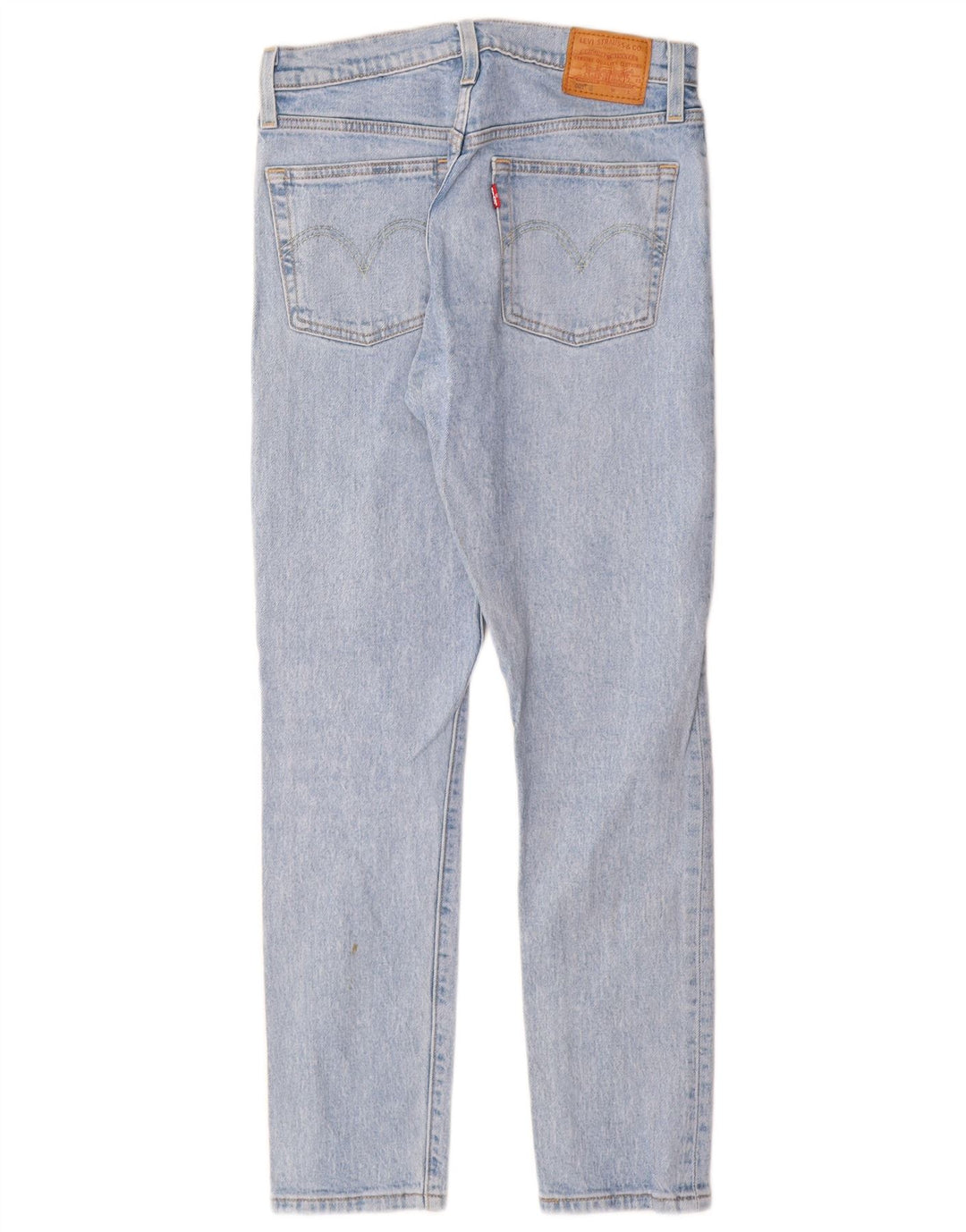 Levi's Dame 501 Straight Jeans W27 L28 Blå Bomuld