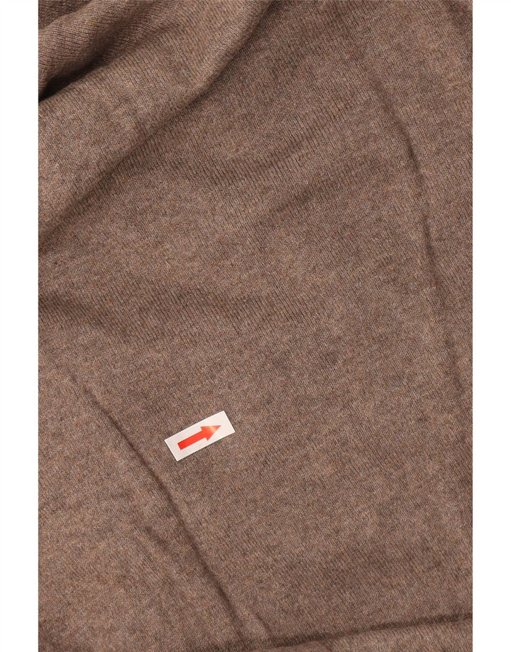 John Lewis Herre V-hals sweater Stor brun bomuld