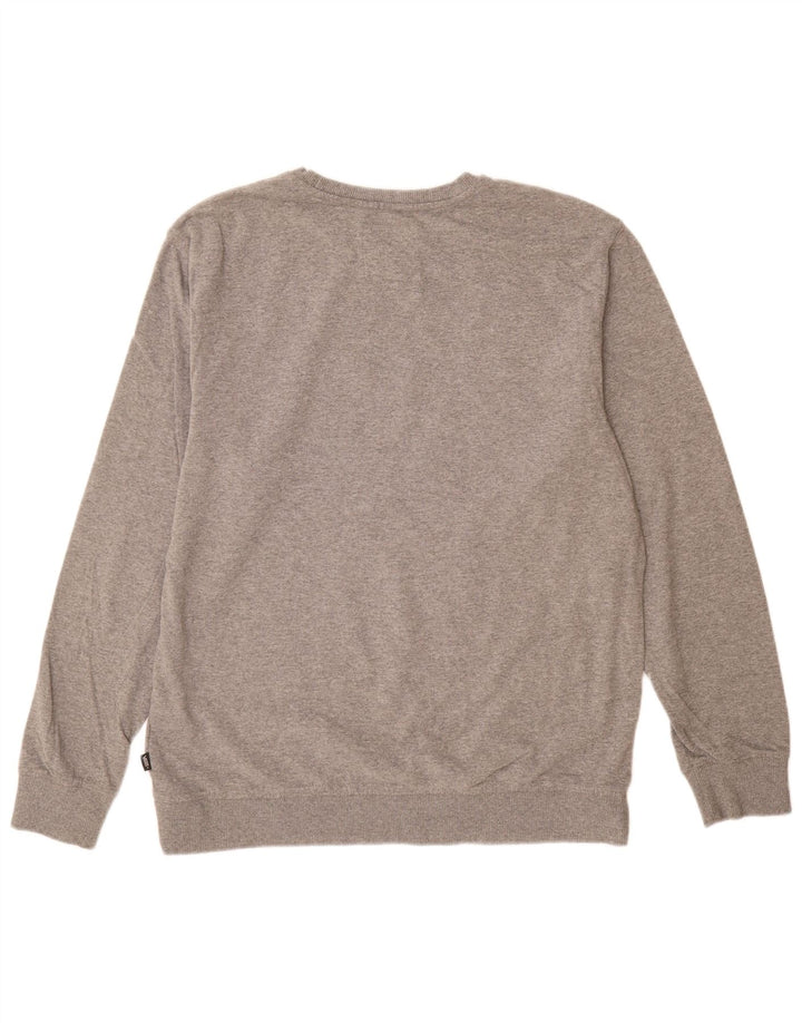 Vans Herre Grafisk Sweatshirt Jumper XL Grå Bomuld