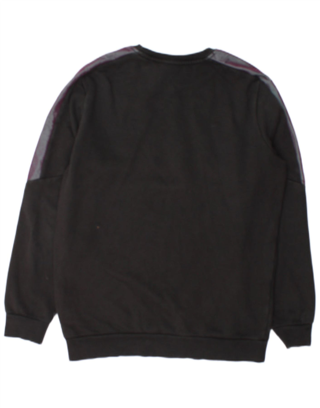 Puma Herre Grafisk Sweatshirt Jumper Lille Sort Colourblock Bomuld