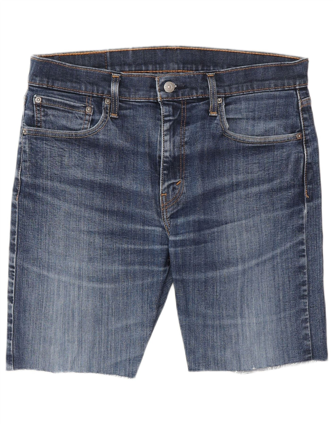 LEVI'S Herre 502 denimshorts W33 Medium Blue Bomuld