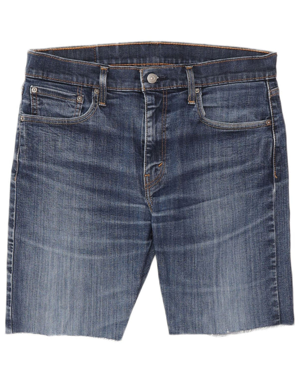 LEVI'S Herre 502 denimshorts W33 Medium Blue Bomuld