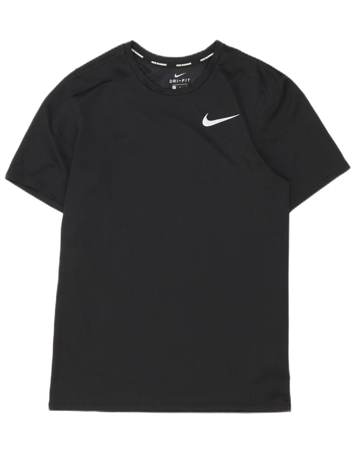 Nike herre Dri Fit T-shirt top lille sort polyester