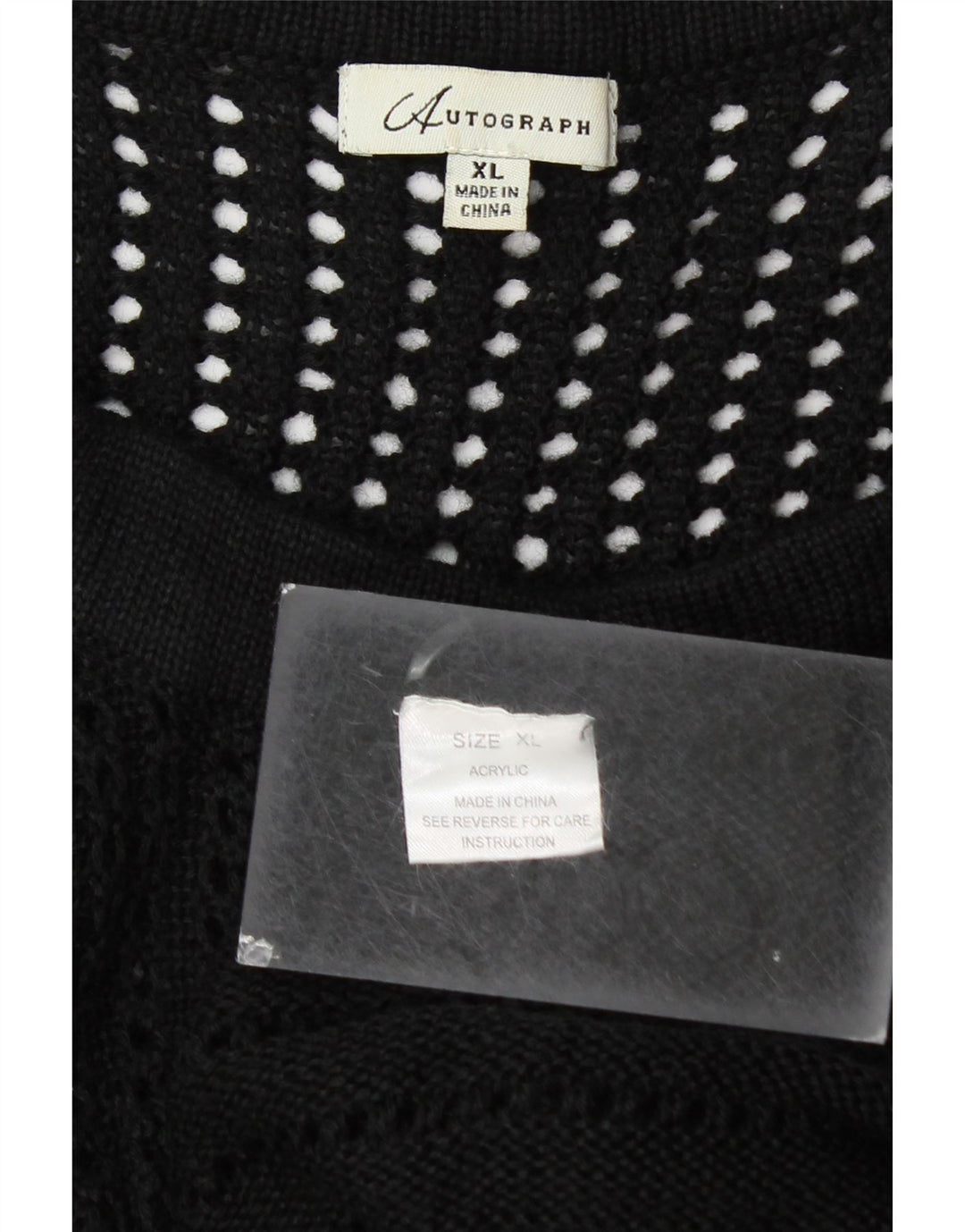 Marks & Spencer Womens Autograph Oversized cardigan sweater UK 18 XL Sort