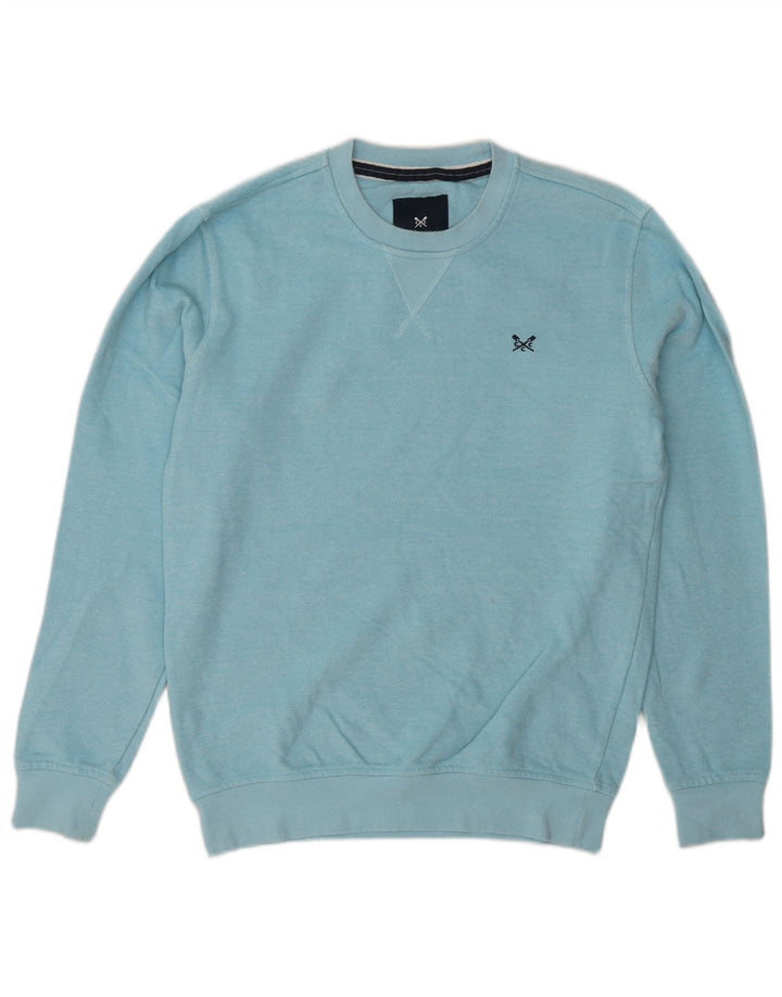 Besætningstøj Herre sweatshirt Jumper lille blå bomuld