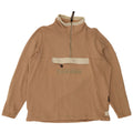 NAPAPIJRI Herre grafisk lynlås-hals sweater Jumper Medium Beige Bomuld