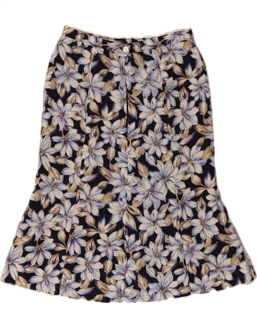 EASTEX Womens A-Line Skirt W27 Small  Black Floral Vintage Eastex and Second-Hand Eastex from Messina Hembry 