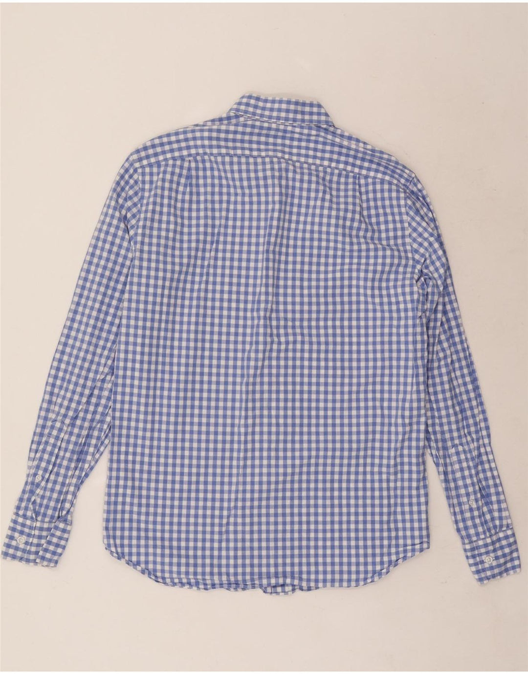 J. Crew Herre Classic Fit skjorte Medium Blue Gingham Cotton