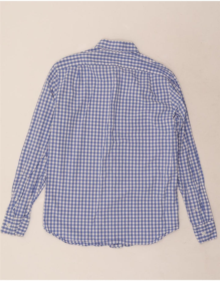 J. Crew Herre Classic Fit skjorte Medium Blue Gingham Cotton
