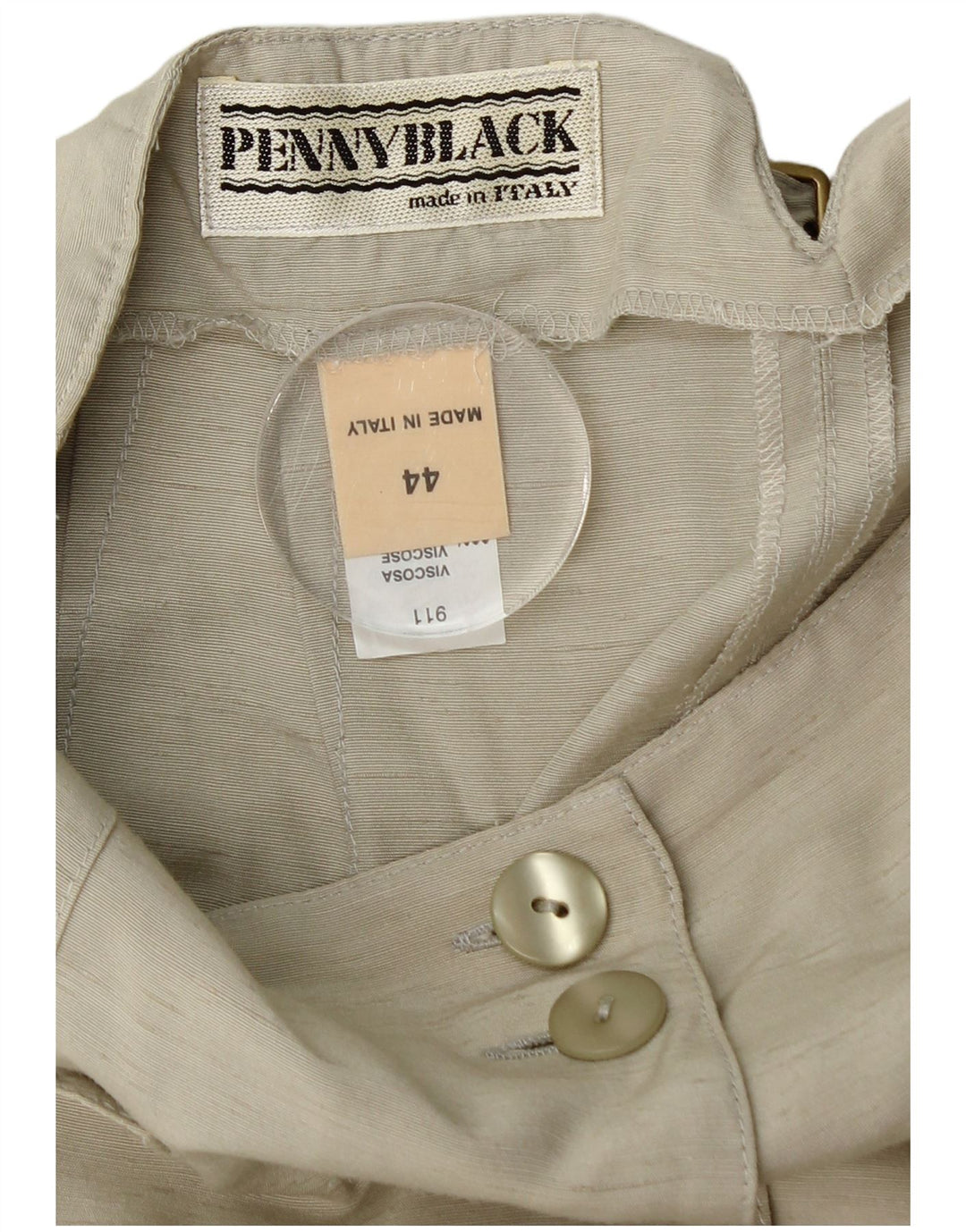 PENNY BLACK Dame Midi Nederdel IT 44 Medium W27 Grå Viscose