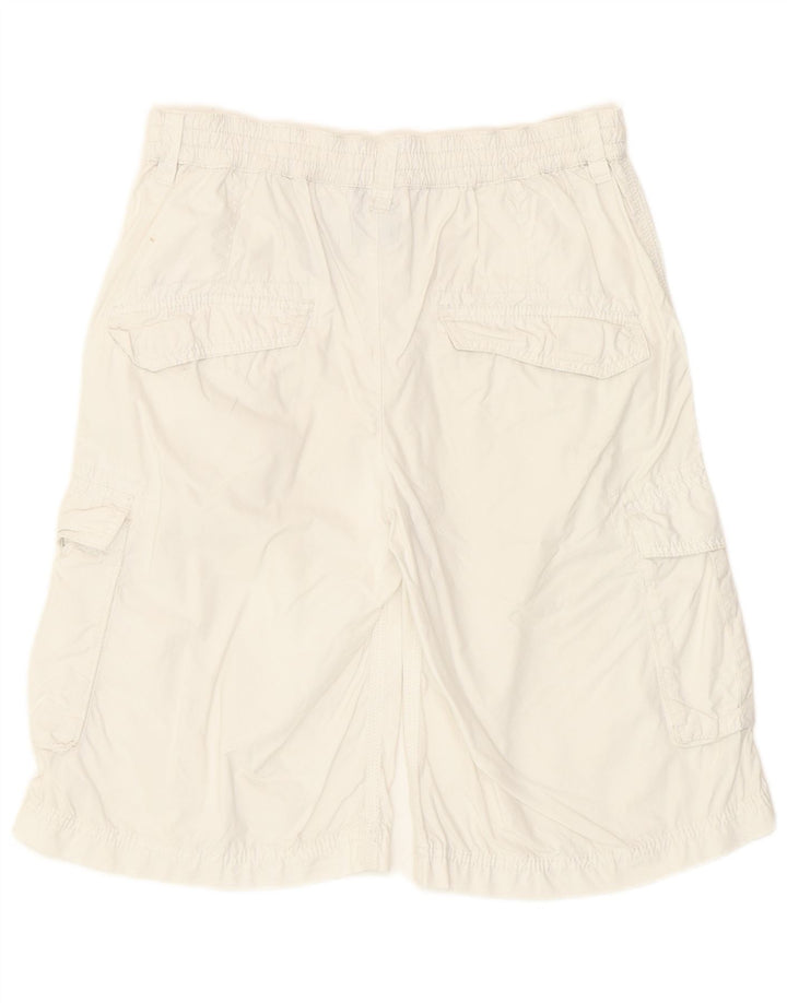 Nike Boys Cargo Shorts 12-13 år Large W28 Off White Bomuld