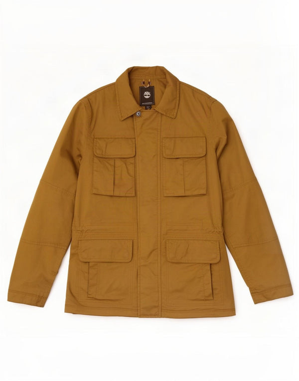 Timberland Herre Utility Jacket UK 36 Small Beige Cotton