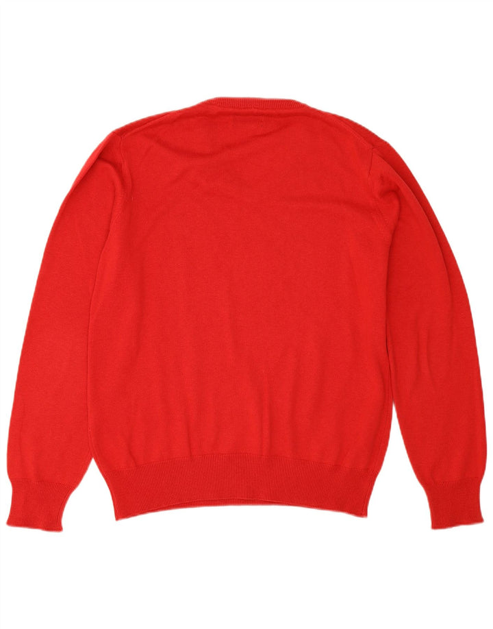 Gant Herre V-hals sweater lille rød bomuld