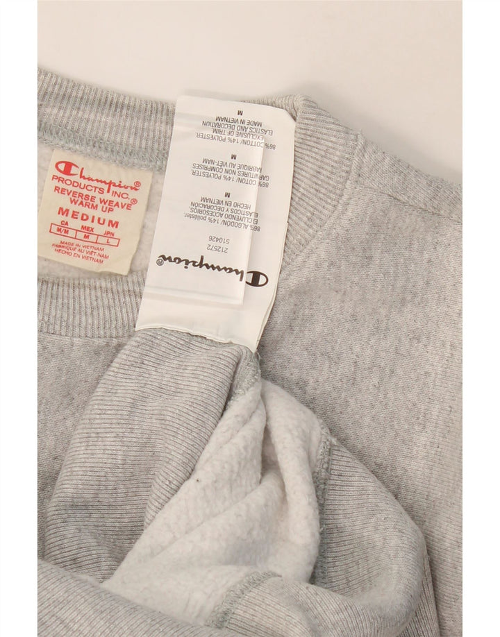 CHAMPION Mens Sweatshirt Jumper Medium Grey Cotton Vintage Champion and Second-Hand Champion from Messina Hembry 