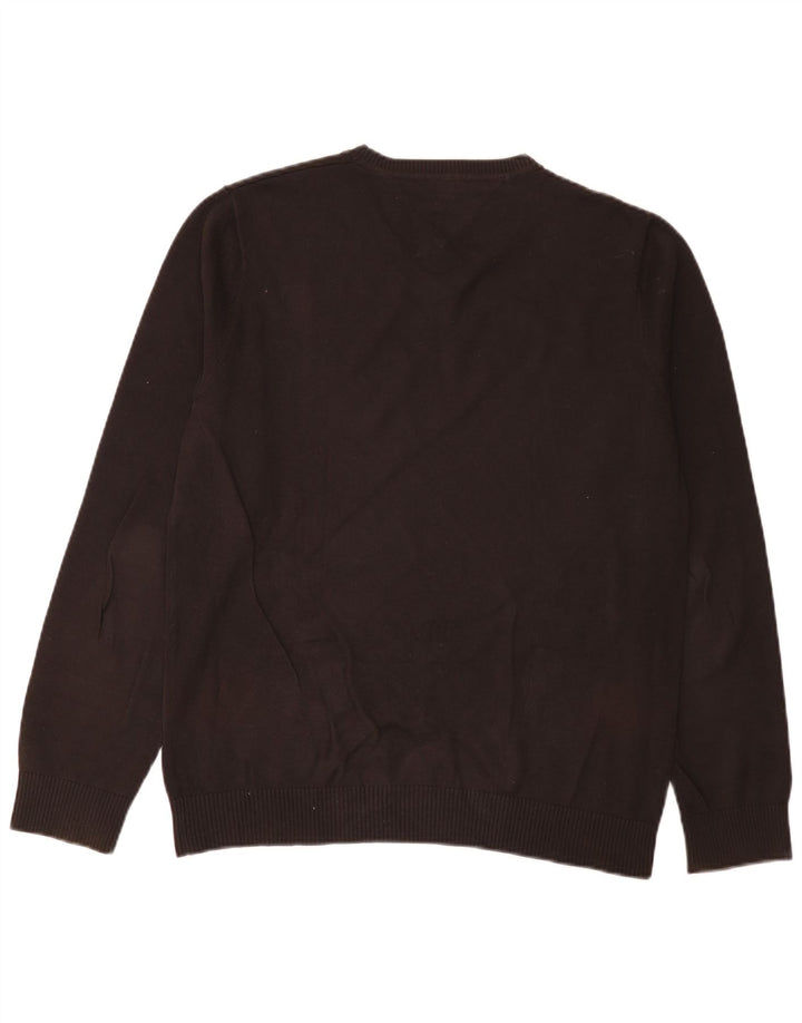 Tommy Hilfiger Herre V-hals sweater Medium Grå Bomuld