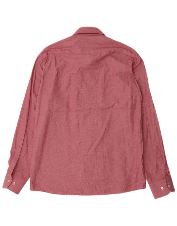 Tommy Hilfiger Herreskjorte Størrelse 39/40 Medium Rød Bomuld