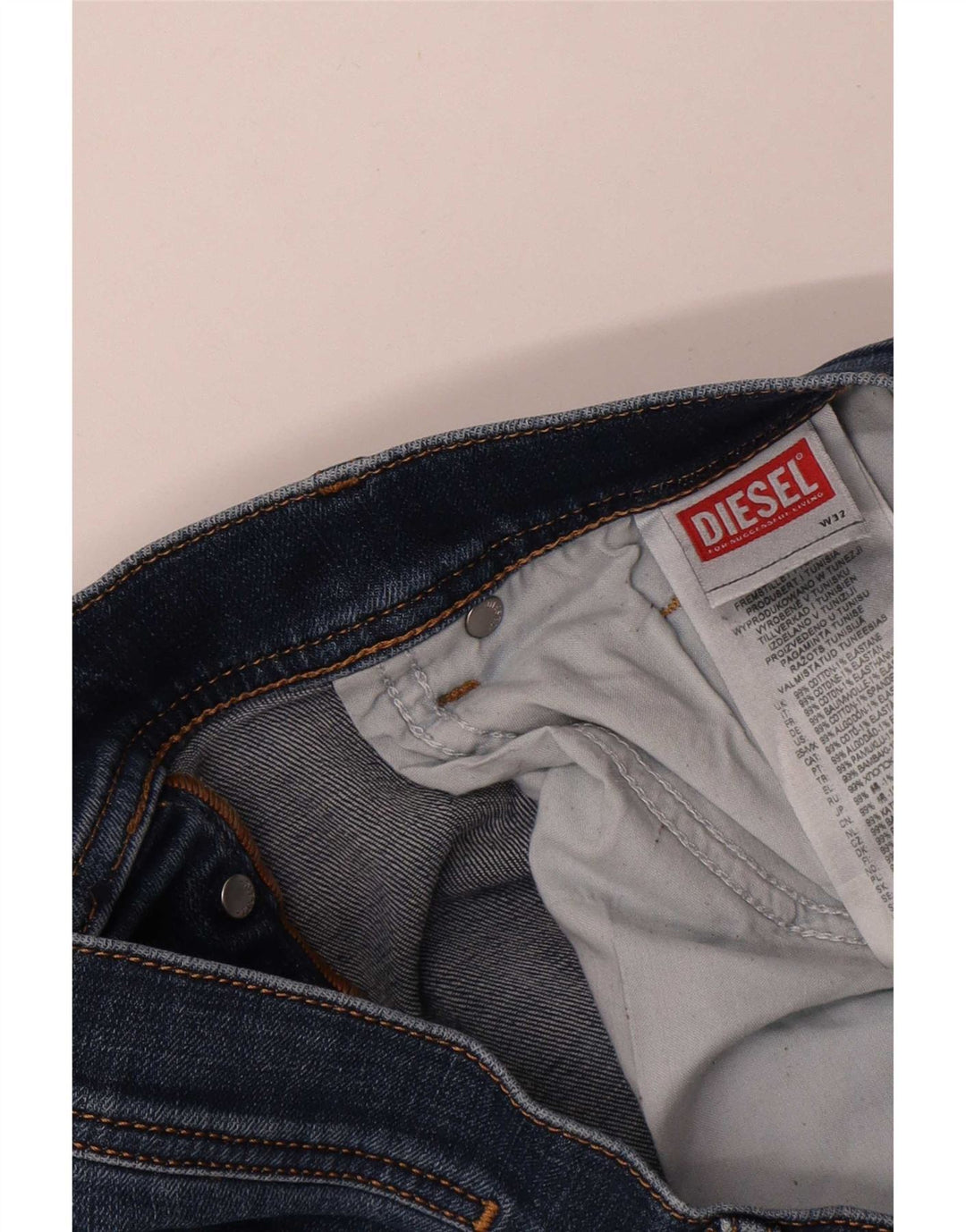 Diesel Herre Slim Jeans W32 L32 Blå Bomuld