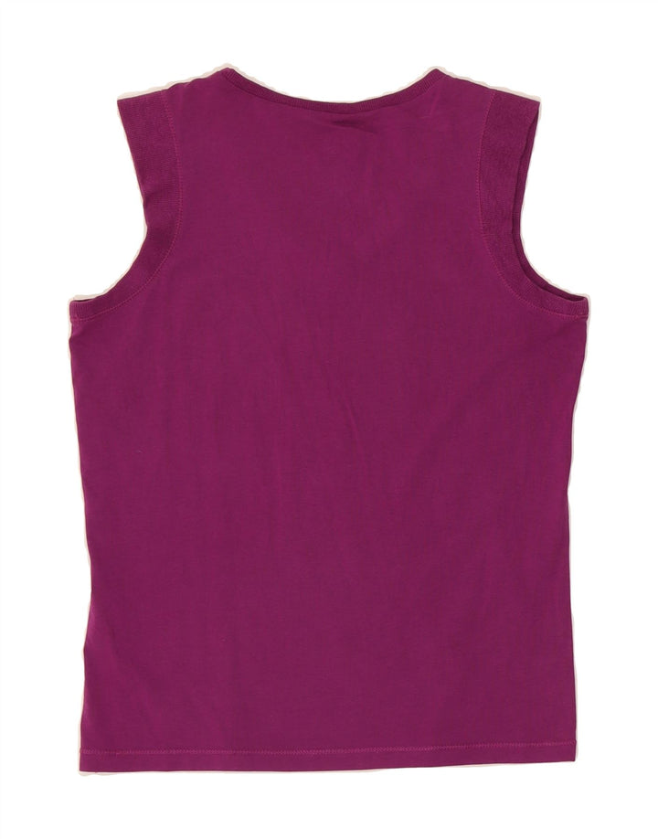 LOTTO Womens Vest Top UK 12 Medium Purple Vintage Lotto and Second-Hand Lotto from Messina Hembry 