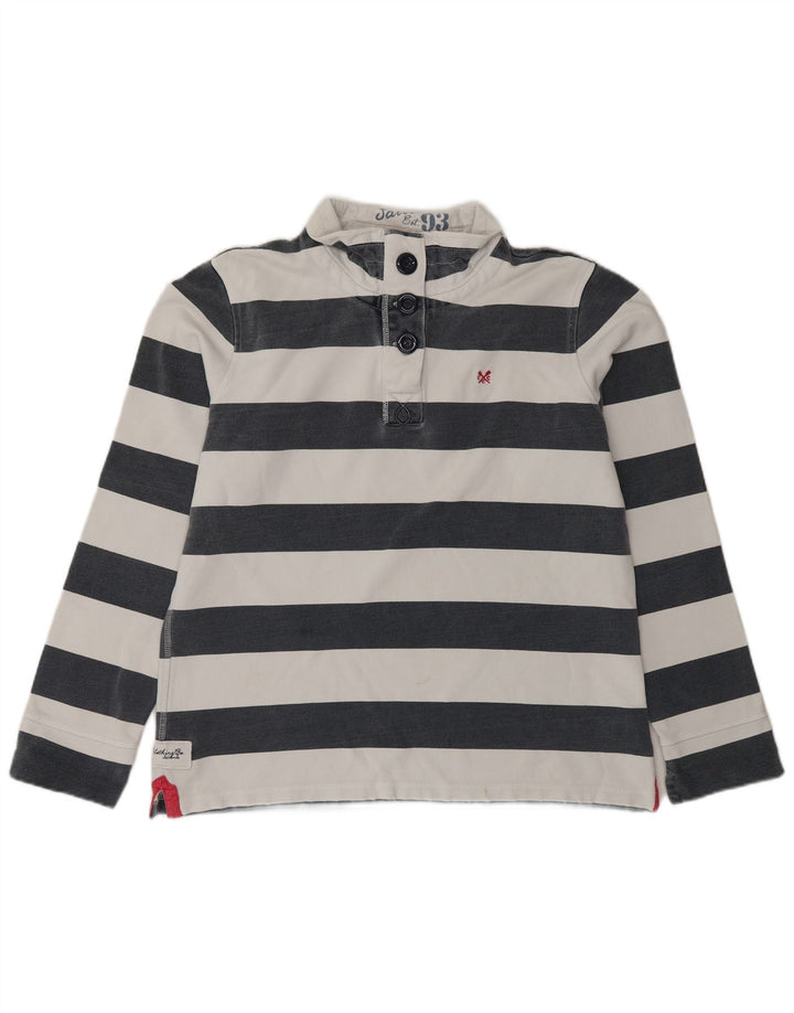 Besætningstøj Dame Sweatshirt Jumper UK 14 Mellem blå stribet
