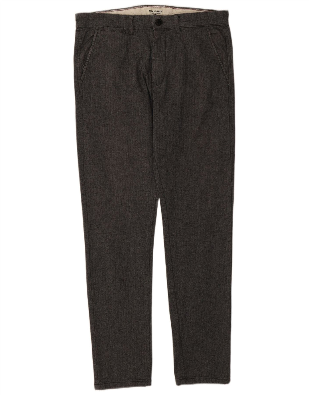 Jack & Jones Herre Slim Chino Bukser W32 L32 Grå sildebensviscose