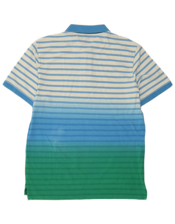 Boden Mens Polo Shirt Medium Multicoloured Striped Cotton