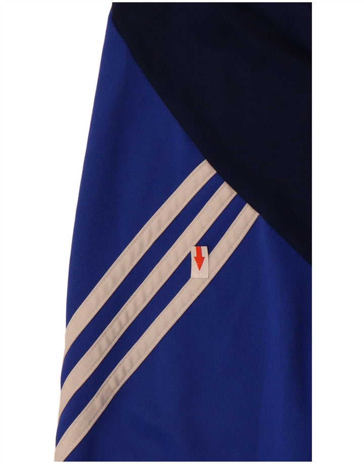 Adidas Herre Climalite Pullover Træningsdragt Top Medium Blue Colourblock