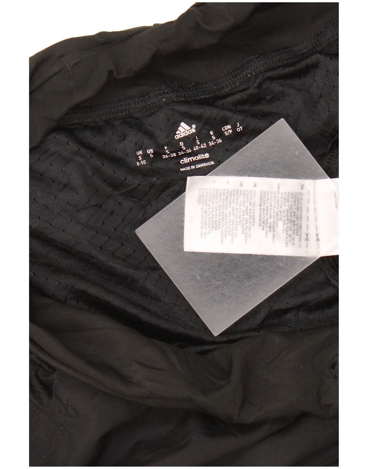 Adidas Dame Climalite Sports Shorts UK 8/10 Small Black Polyester