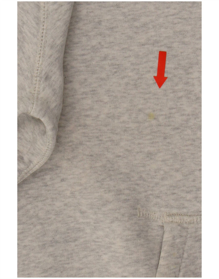 Jack Wills Dame hættetrøje Jumper UK 12 Medium Grey Bomuld