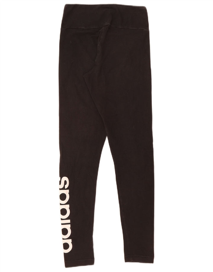 Adidas Graphic Leggings til kvinder UK 8/10 Small Black