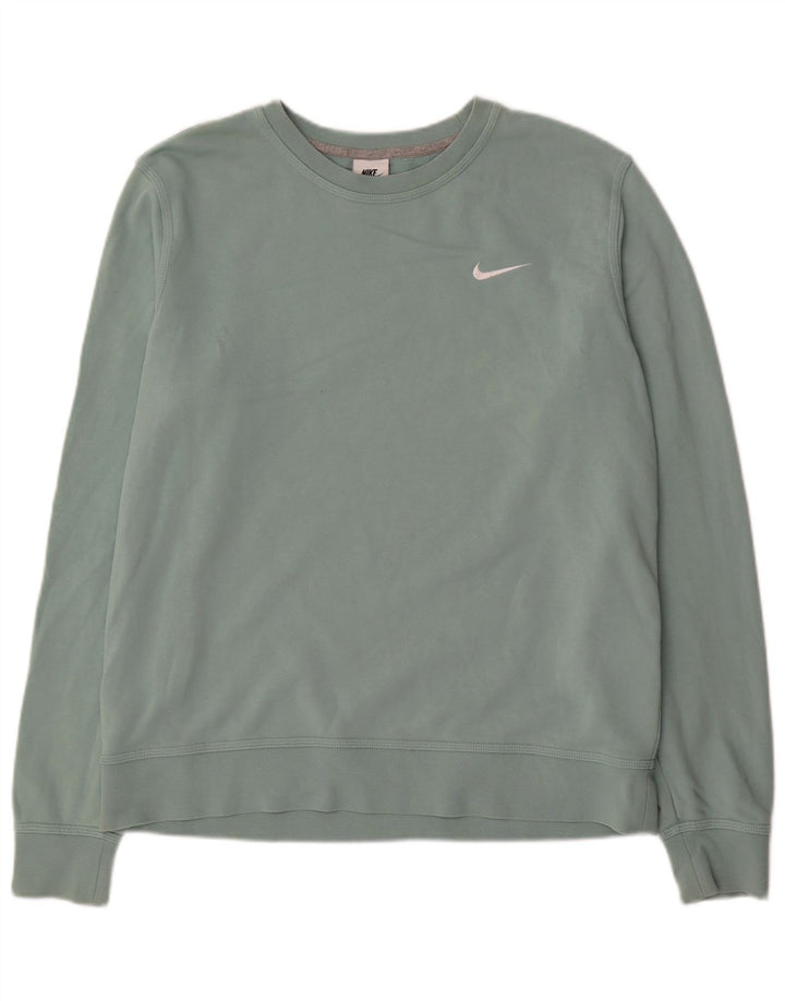 NIKE Sweatshirt til mænd, stor blå bomuld