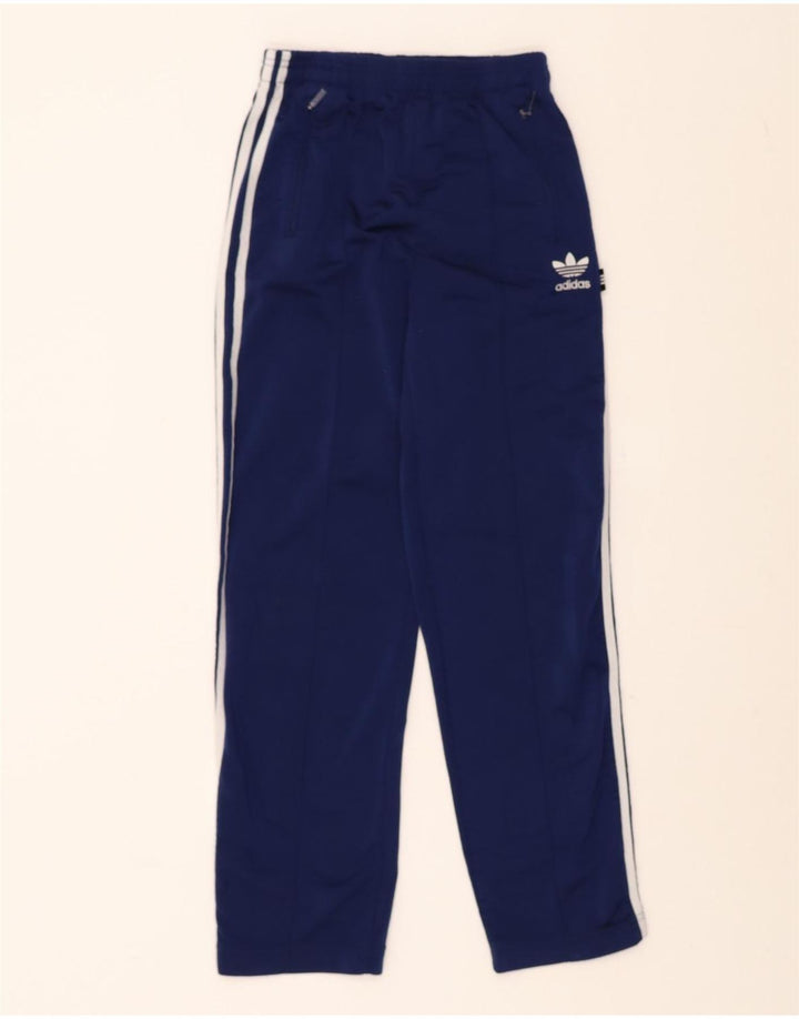 ADIDAS Boys Tracksuit Trousers 11-12 Years  Navy Blue Polyester Vintage Adidas and Second-Hand Adidas from Messina Hembry 