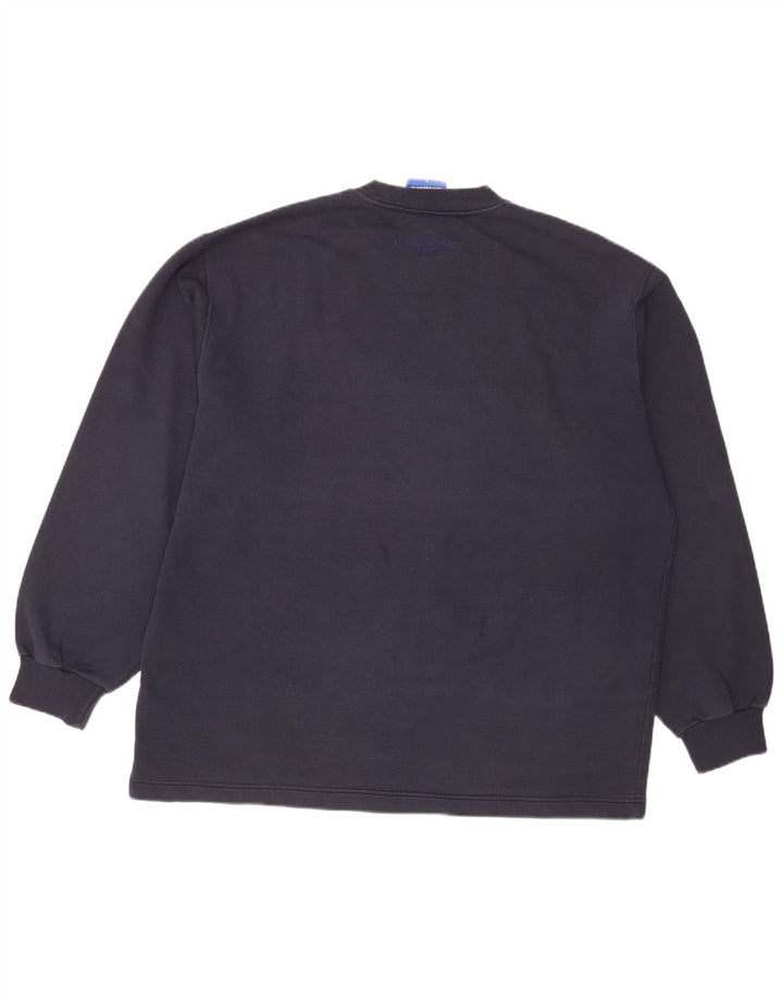 Umbro Herre Grafisk Sweatshirt Jumper XL Marineblå Bomuld