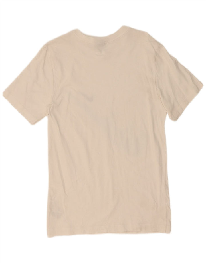 Nike grafisk T-shirt top til mænd, lille hvid bomuld