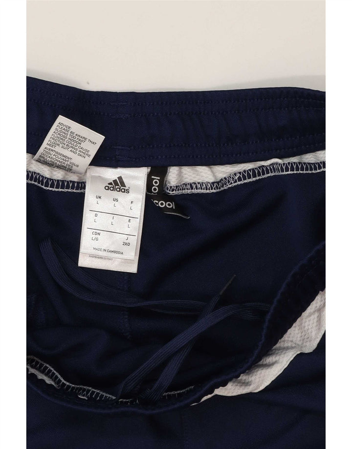 Adidas Herre Climacool Træningsdragt Bukser Large Navy Blue Colourblock