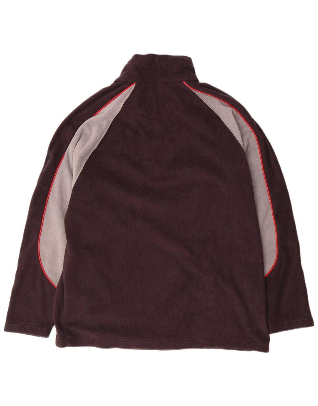 IGUANA Fleece Jumper med lynlås til mænd XL Sort Colourblock Polyester