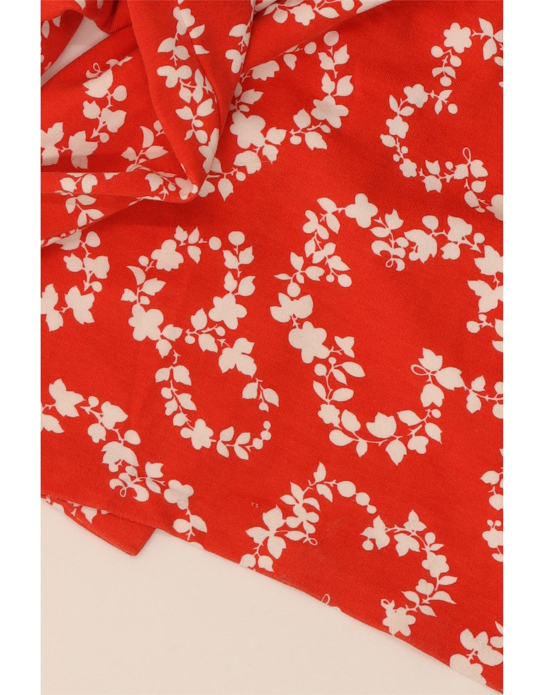 Boden Dame Skede Kjole UK 12 Medium Red Floral Viscose