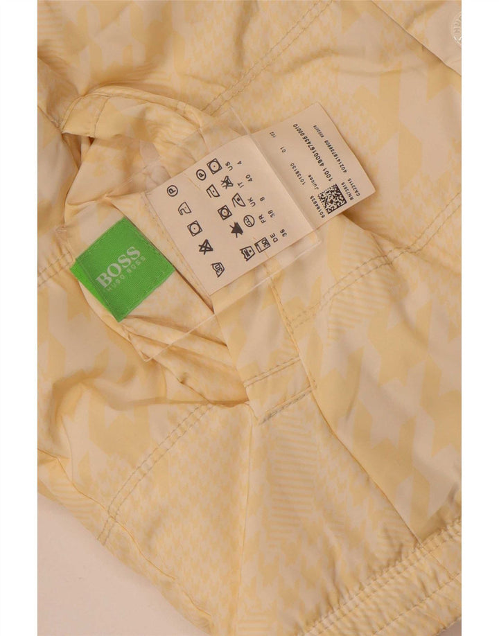 Hugo Boss Womens Vendbar polstret jakke UK 8 Small Beige Polyester