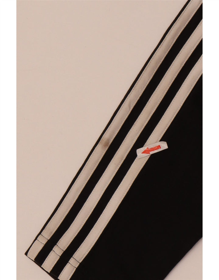 ADIDAS Dame Leggings UK 12/14 Medium Sort Bomuld