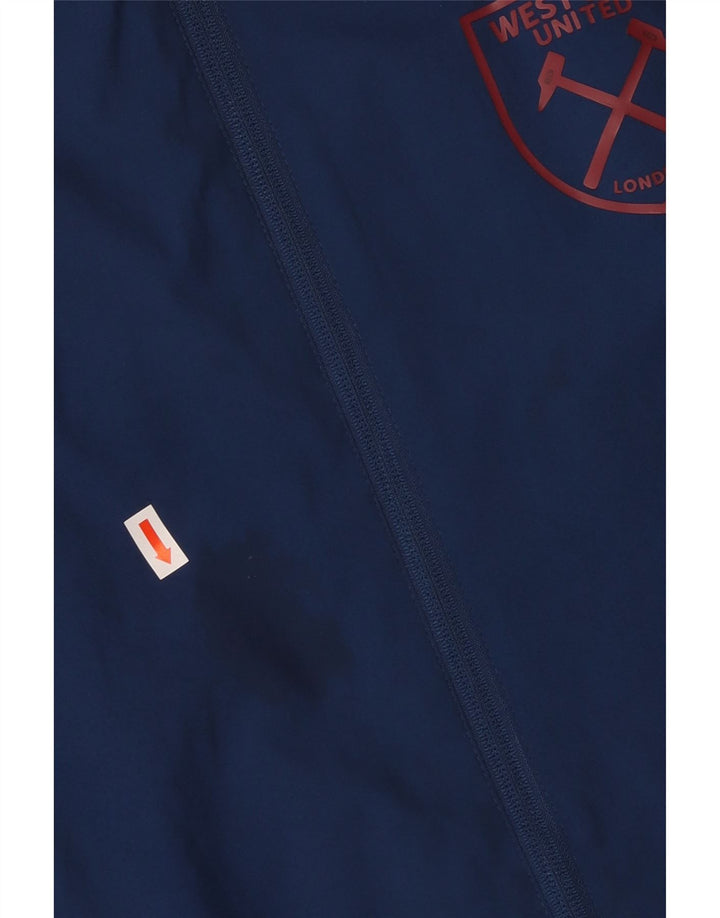 UMBRO Mens West Ham United F.C Tracksuit Top Jacket Medium Navy Blue